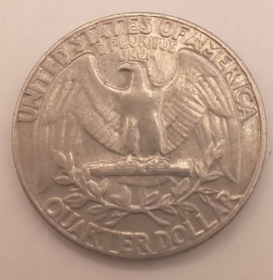 6 USA QUARTER DOLLARS: 1 X 1965, 1 X 1969, 1 X 1974, 1 X 1981, 1 X 1983 + 1 X 1996- 1 BID TAKE ALL