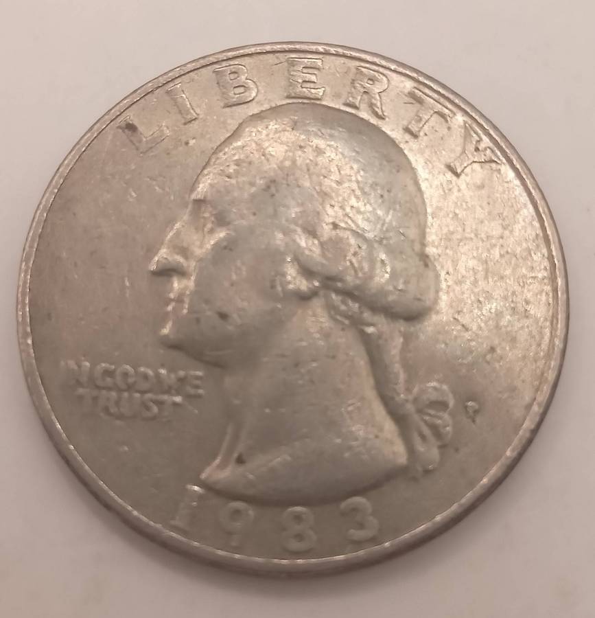 6 USA QUARTER DOLLARS: 1 X 1965, 1 X 1969, 1 X 1974, 1 X 1981, 1 X 1983 + 1 X 1996- 1 BID TAKE ALL