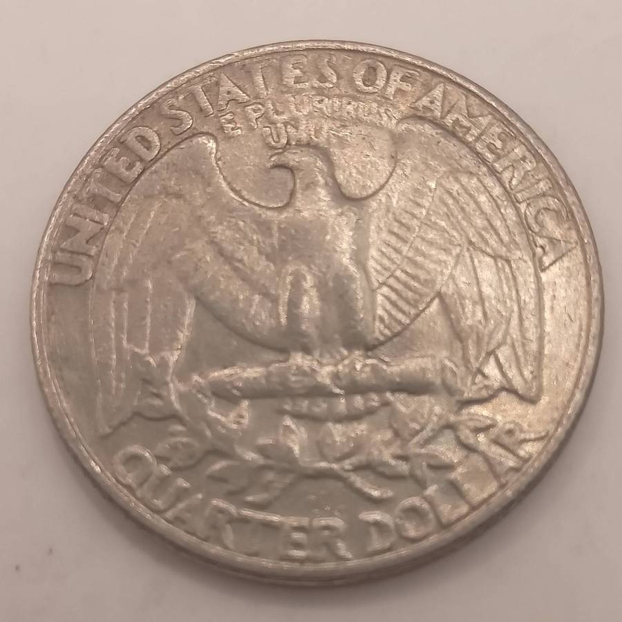 6 USA QUARTER DOLLARS: 1 X 1965, 1 X 1969, 1 X 1974, 1 X 1981, 1 X 1983 + 1 X 1996- 1 BID TAKE ALL