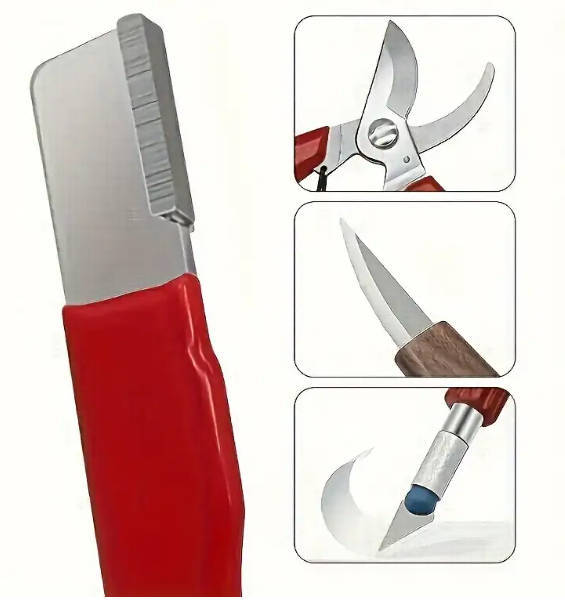 One Piece Professional Kitchen Knife Sharpener Tool With Non Slip Handle - Durable