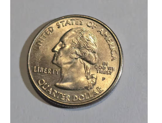 2000 USA Virginia State Quarter - In AU Condition