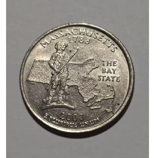 2000 USA Massachusetts Quarter Dollar