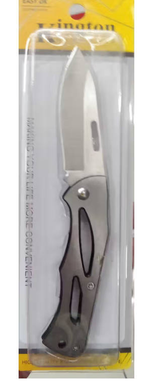 Kington Foldable Pocket Knife - Silver