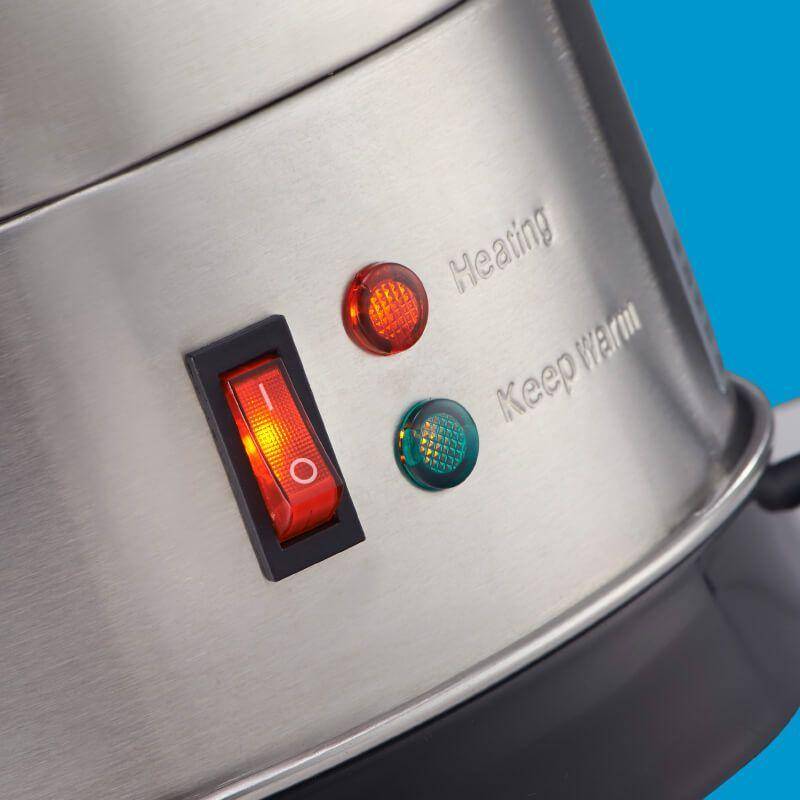 8 Litre Stainless Steel Electric Urn - Compact Hot Water Dispenser for SA Homes & Offices