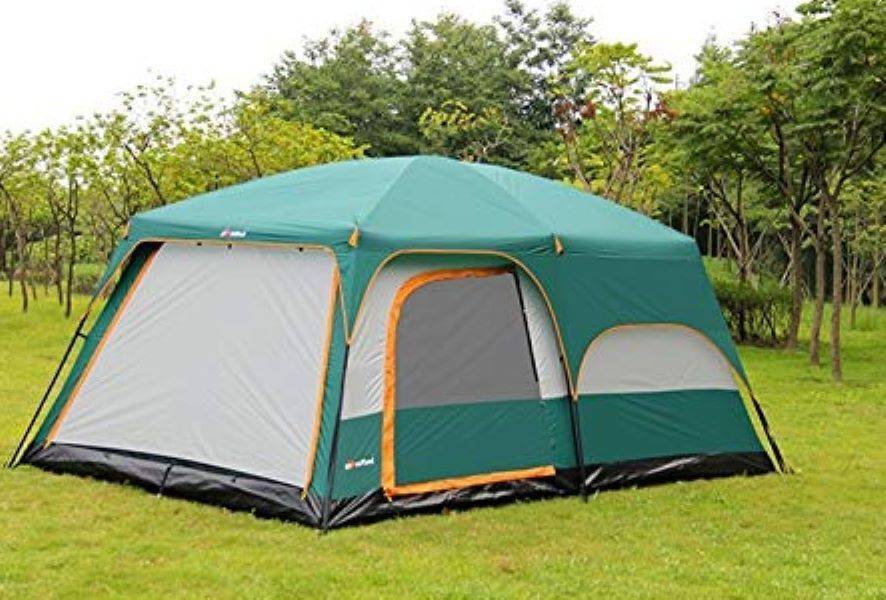 SamMag Biz Portable Outdoor Camping Tent  46 Person, Green