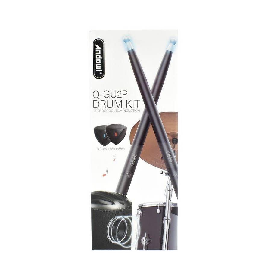 Andowl Wireless Drum Kit - with Two Foot Pedals