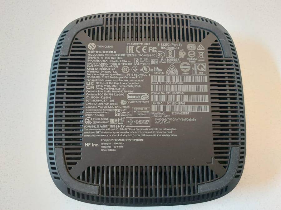 HP t430 Thin Client - 1.1 GHz - Intel - Intel Celeron - N4020