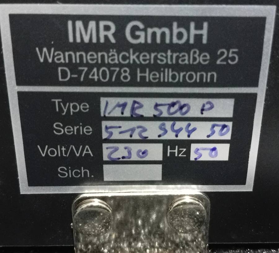 IMR 500 P gas dryer