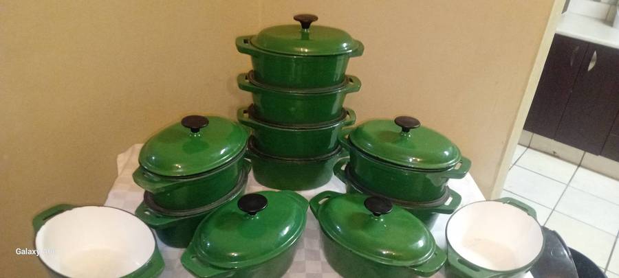Cast iron pots