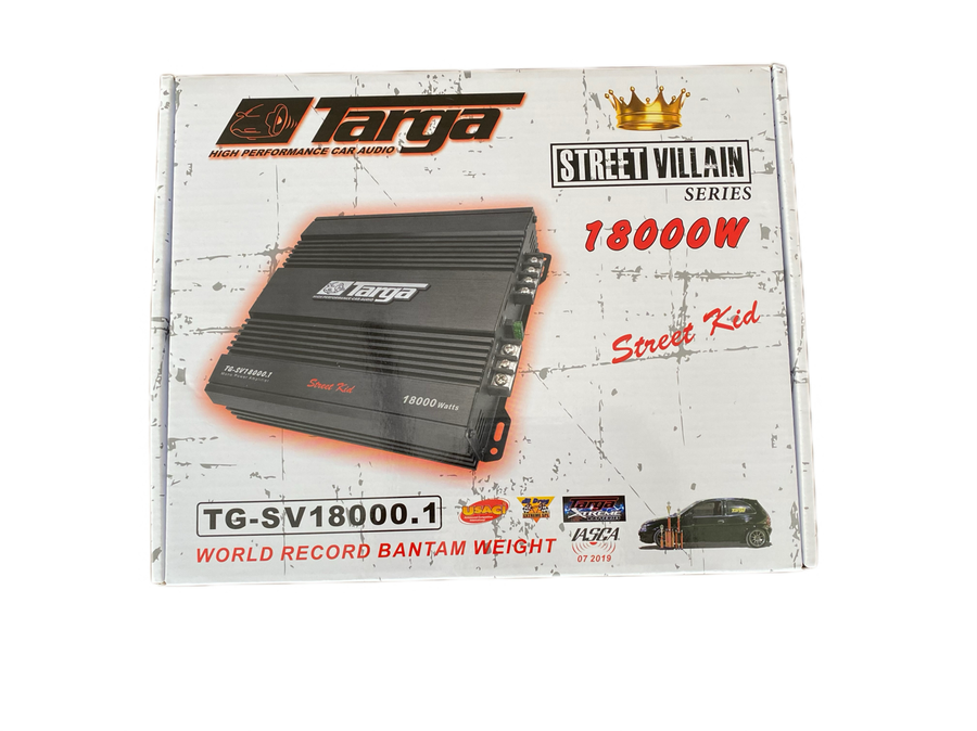 Targa Street Kid TG-SV18000.1 Monoblock Amplifier + bass controller