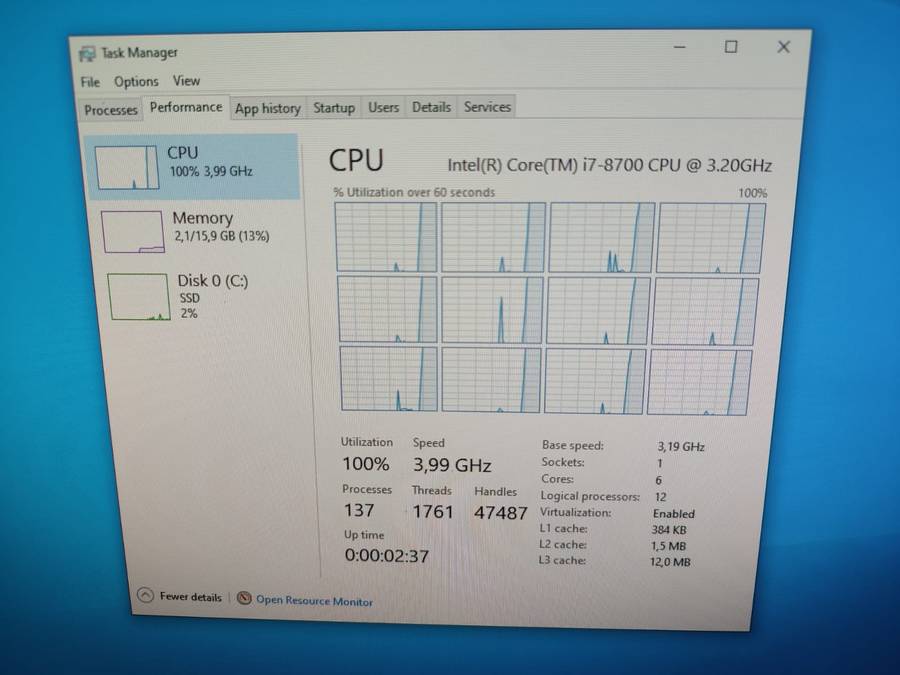 i7 8700 CPU