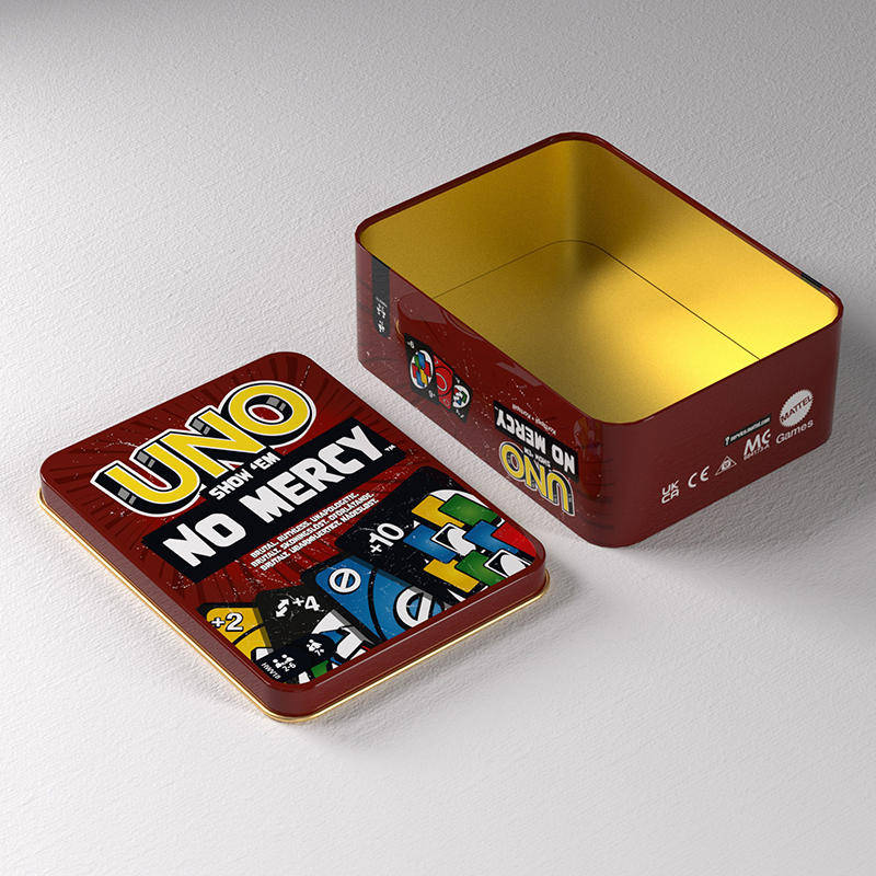 Collectible Tin Box Uno No Mercy - Brown