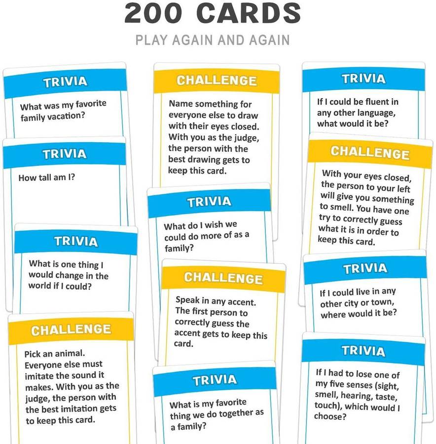 Do You Really Know Your Family Card Game