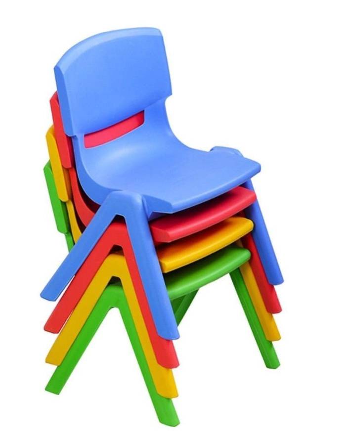 JUNIOR TRANDING / NEW KINDERGAETEN STACKABLE PLASTIC CHAIRS
