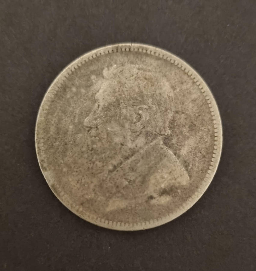 Extremely Rare 1896 Zuid Afrikaansche Republiek 2 Shillings  Well Worn Historic Coin