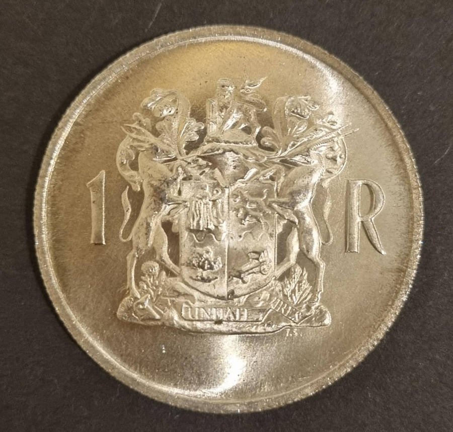 1969 Afrikaans R1 Coin