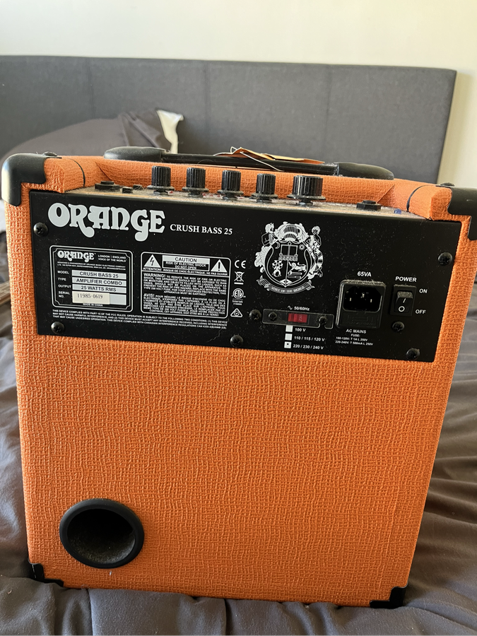 Orange Bass 25 Watt Combo Amp - Used