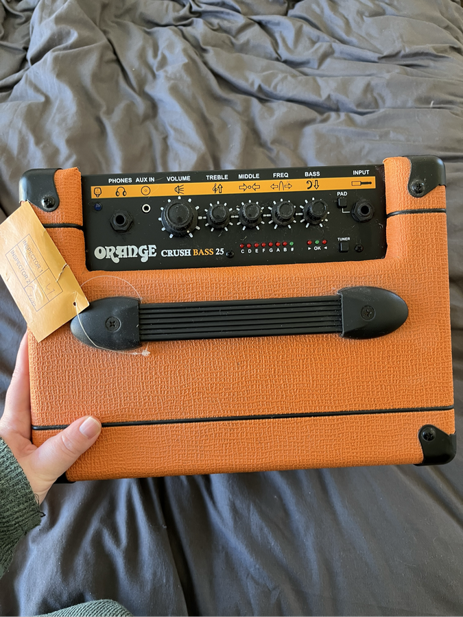 Orange Bass 25 Watt Combo Amp - Used