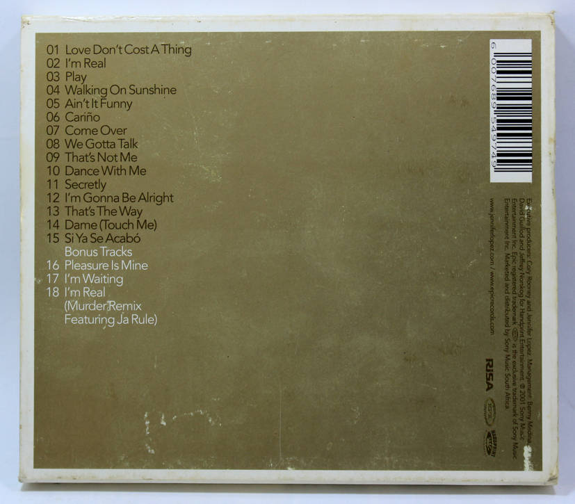 Jennifer Lopez J.Lo CD Euro Special Edition Bonus Tracks and Cover