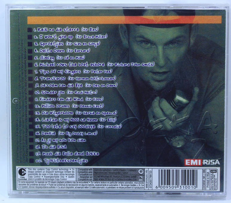 Steve Hofmeyer Toeka 2 CD.