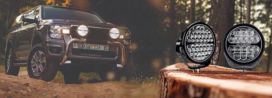 HELLA VF69072 VALUEFIT SUPERNOVA 7" Spotlight Kit Fog Lamp Bakkie LED for Various (12 V, 80 W) SET