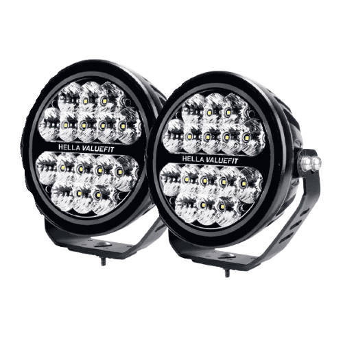 HELLA VF69072 VALUEFIT SUPERNOVA 7" Spotlight Kit Fog Lamp Bakkie LED for Various (12 V, 80 W) SET