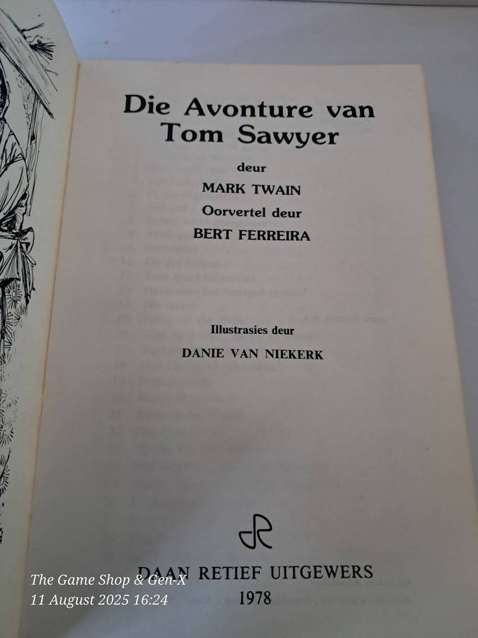 Book: Die anvonture van Tom Sawyer