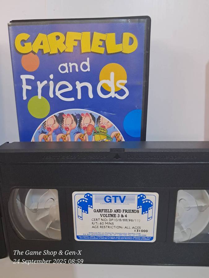 VHS:  Garfield & Friends Volume 1 -12 1997/1998