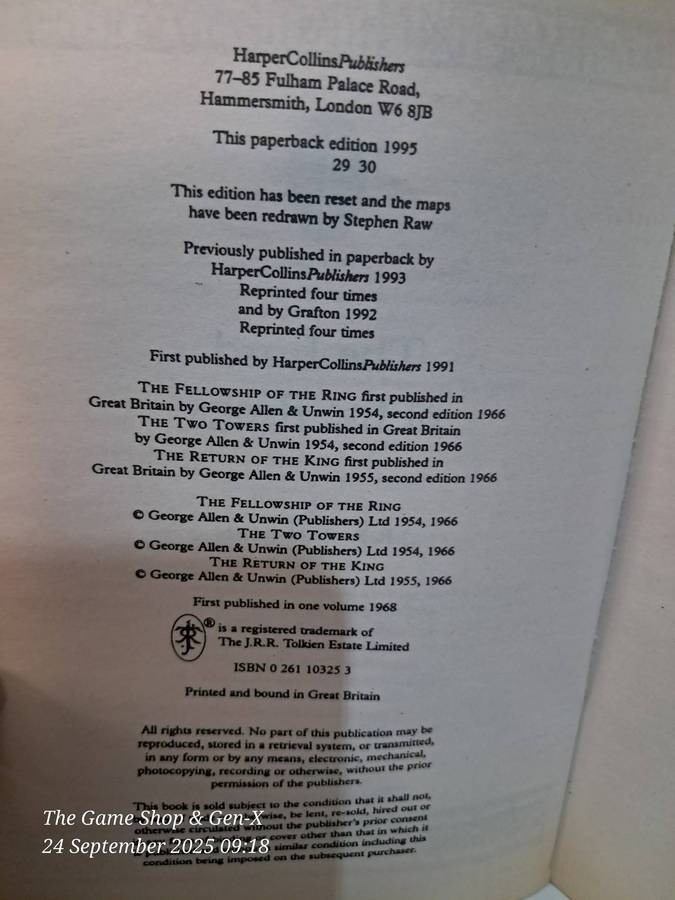 Book: Lord of the Rings