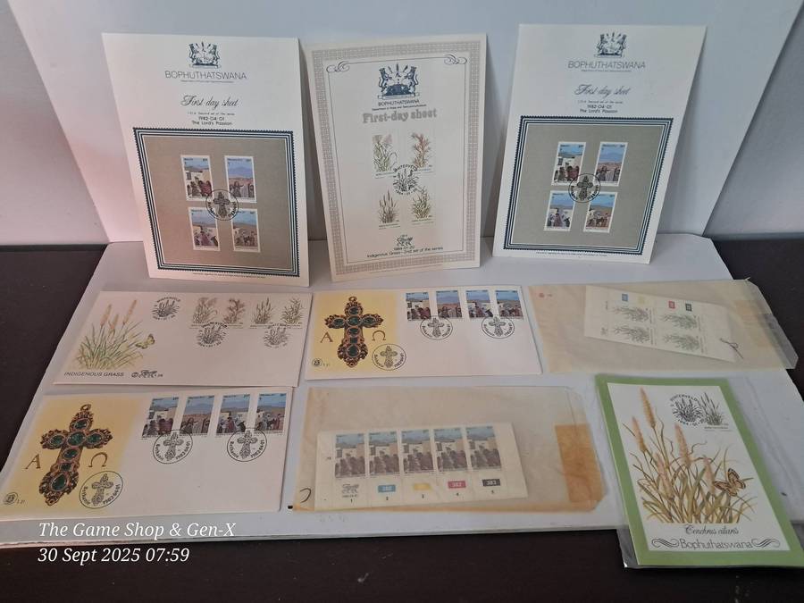 Memorial Bophuthatswana stamps & postcards