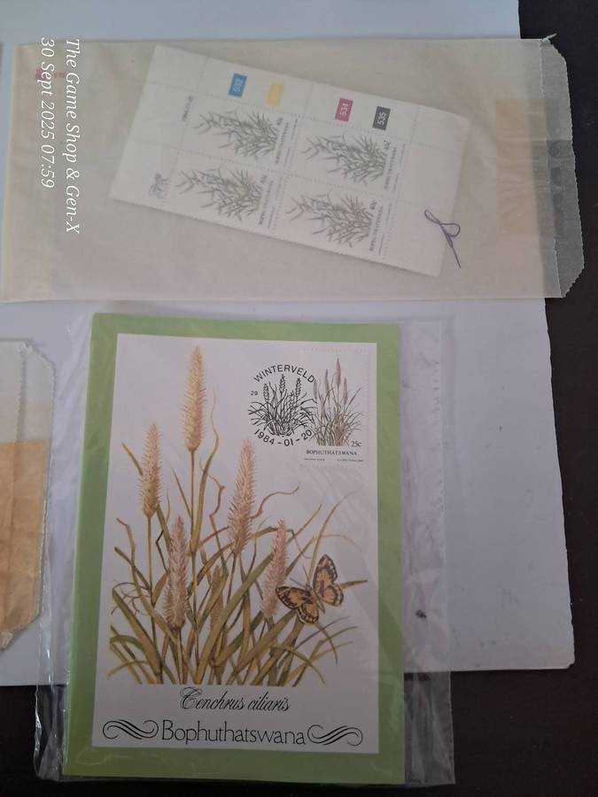 Memorial Bophuthatswana stamps & postcards