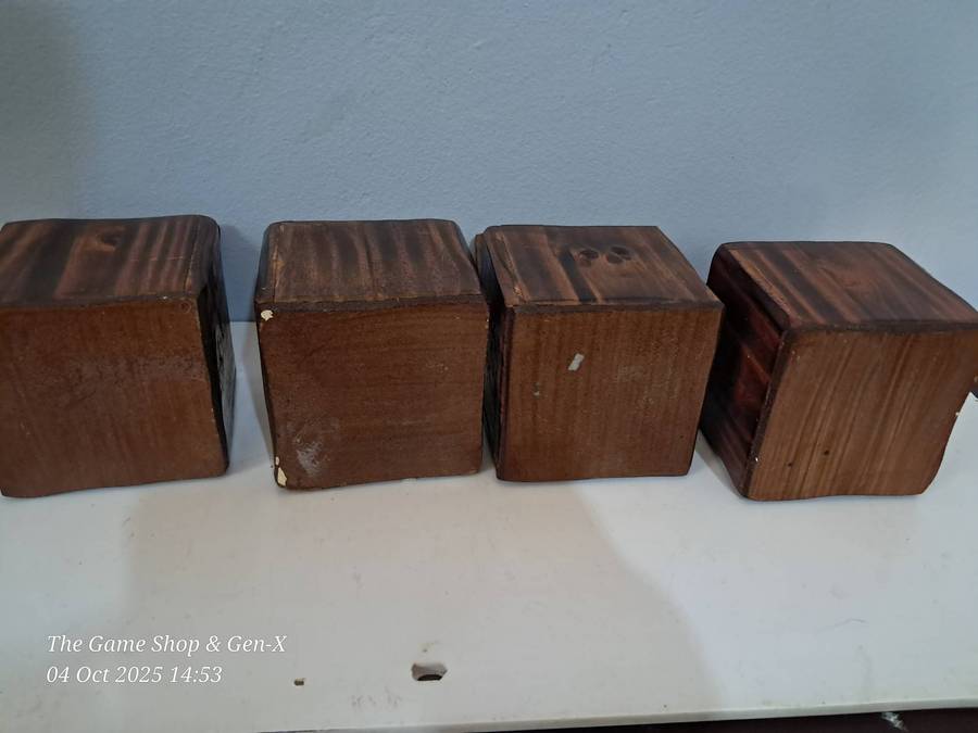 Wooden storage boxes (4 piece - Small)