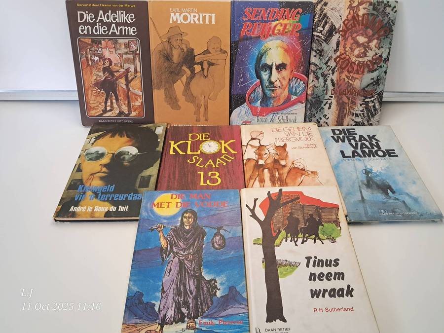 Job-lot Afrikaans young Adults story books