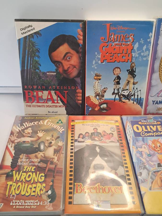 Job-Lot VHS Tapes