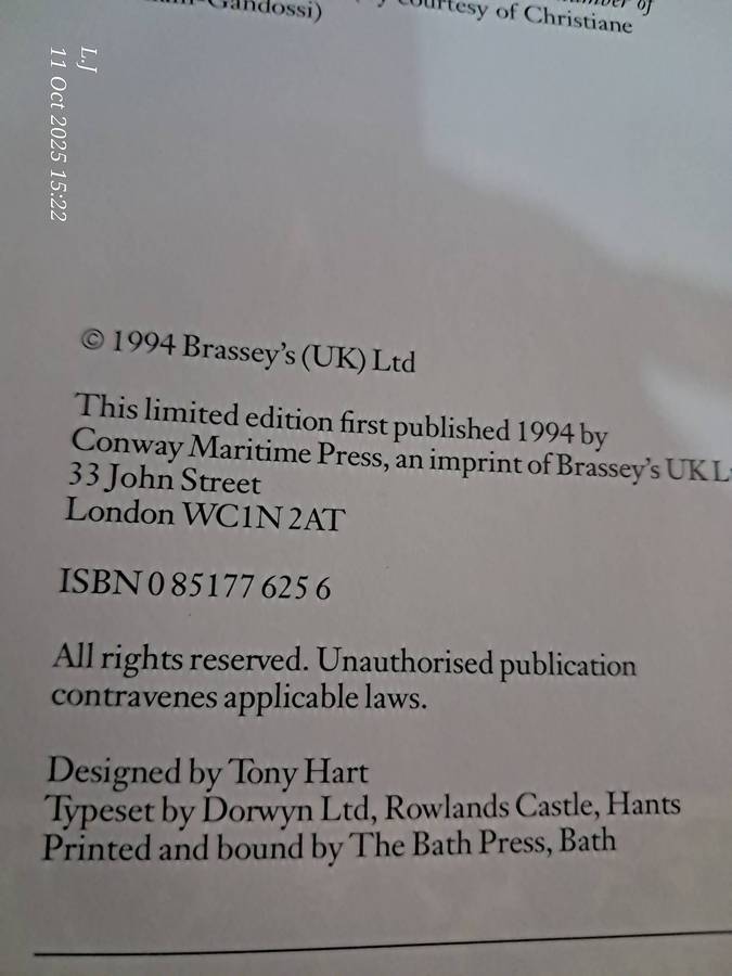 Nice selection of books about old ships and war ships from the 1990's