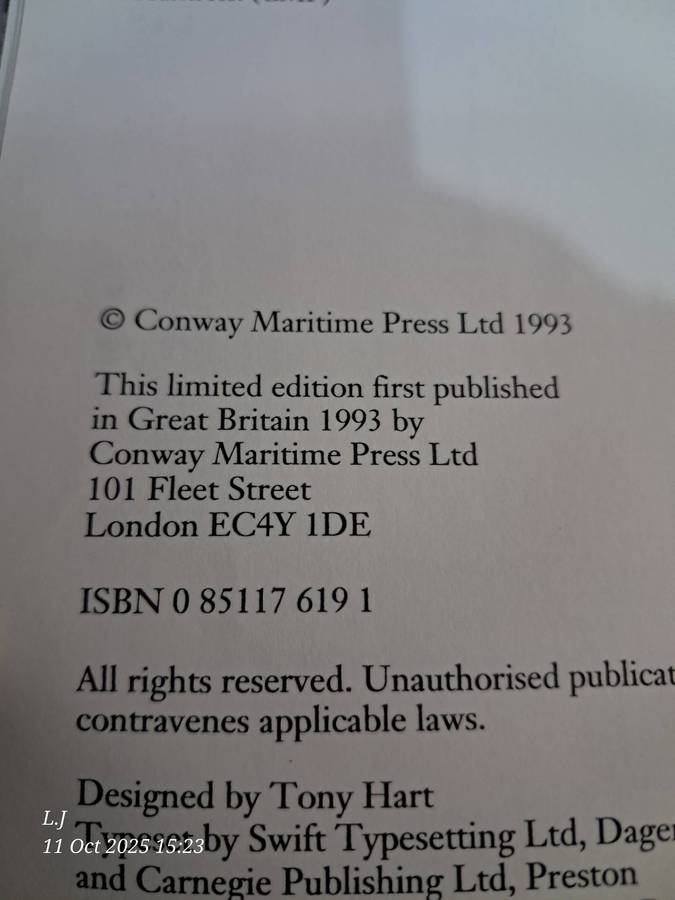 Nice selection of books about old ships and war ships from the 1990's