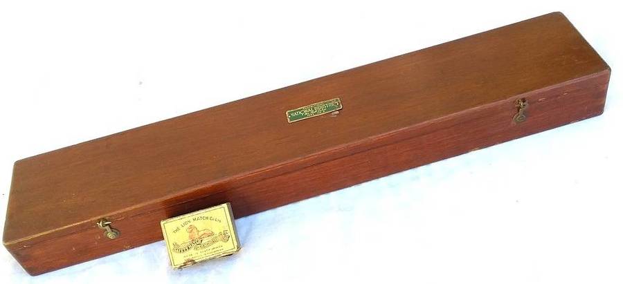 WW2 "National Industries The Mall Lakore 1943 Mk2" Nickel Plated Parallel Rule