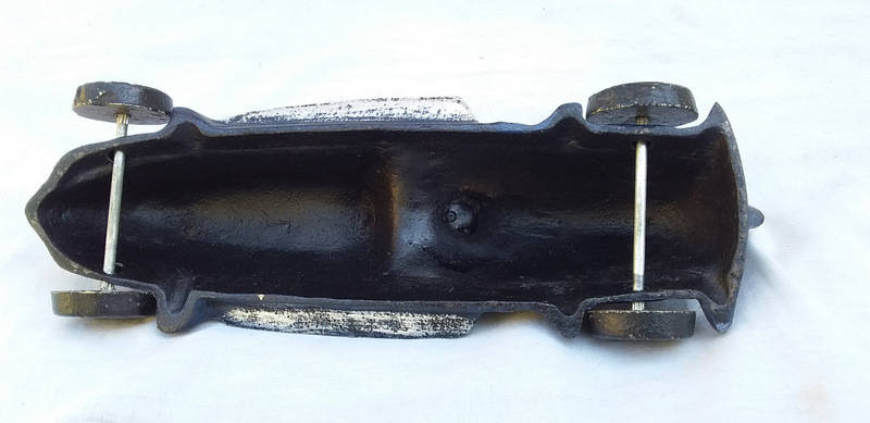 Large Vintage Reproduction of a 1930's Cast Iron No 16 Racer Toy Car