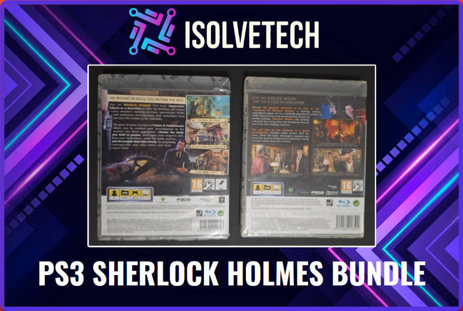 PS3 Sherlock Holmes Bundle - BRAND NEW