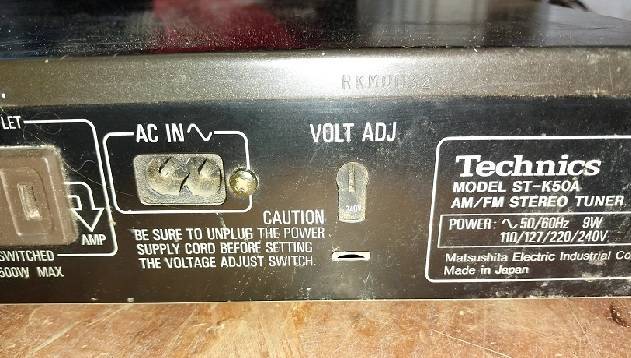 Technics Stereo Hi Fi System ( Tuner ONLY )