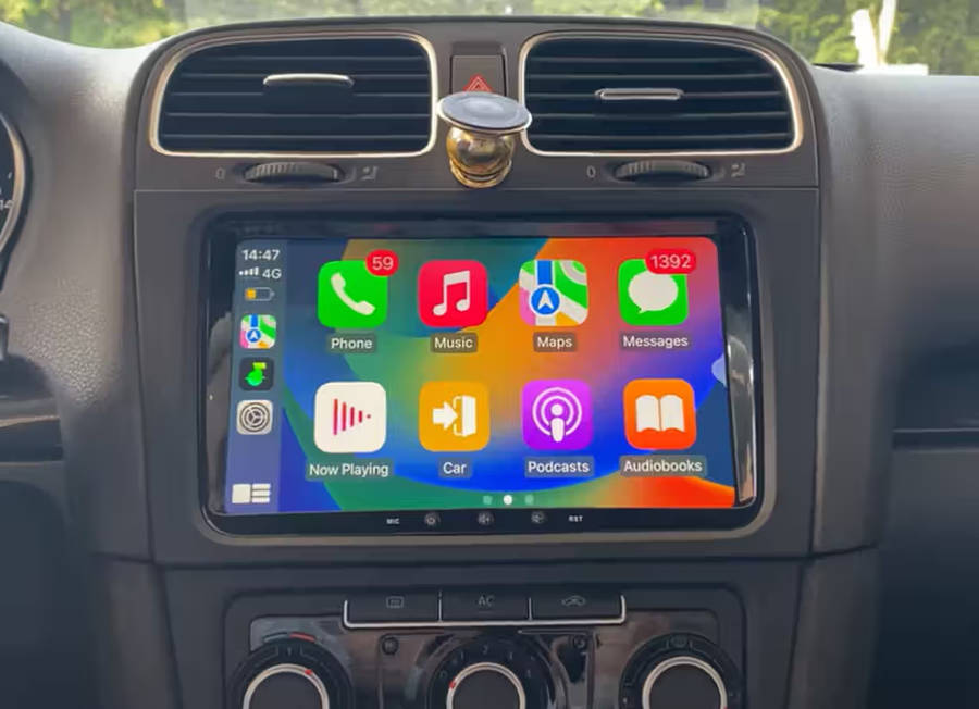 VW 9" QLED 4GB 64GB Android Head Unit Universal Polo 6 Amarok Golf Caddy Tiguan Jetta