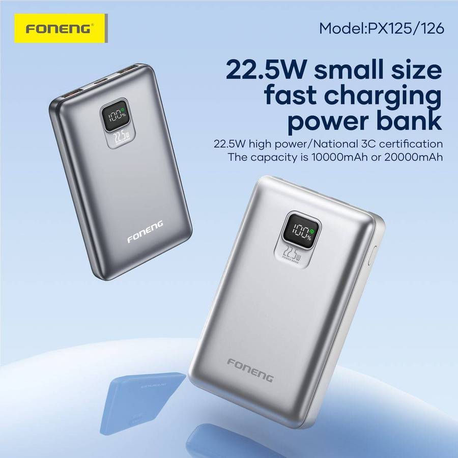 20,000mAh Fast Charging Mini Size Power Bank