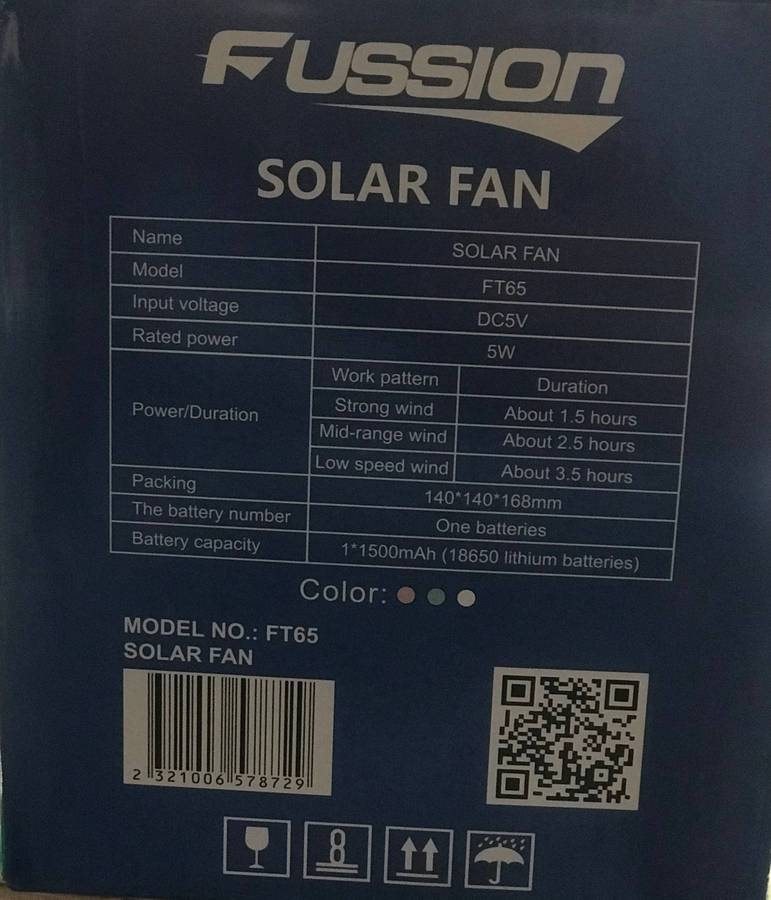 Fussion solor fun 5.5V 1W