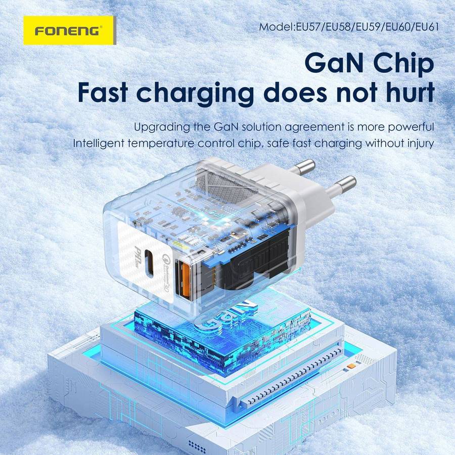 Single USB Port 18W Fast Charger With 18W Cable