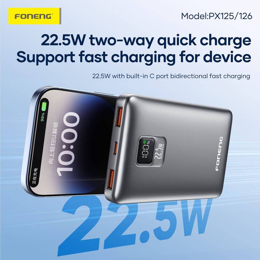 20,000mAh Fast Charging Mini Size Power Bank