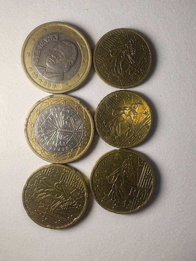 EURO COIN LOT 6x Coins