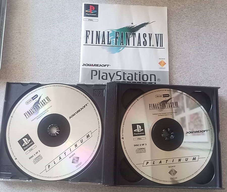 Final fantasy vii pal ps1 game