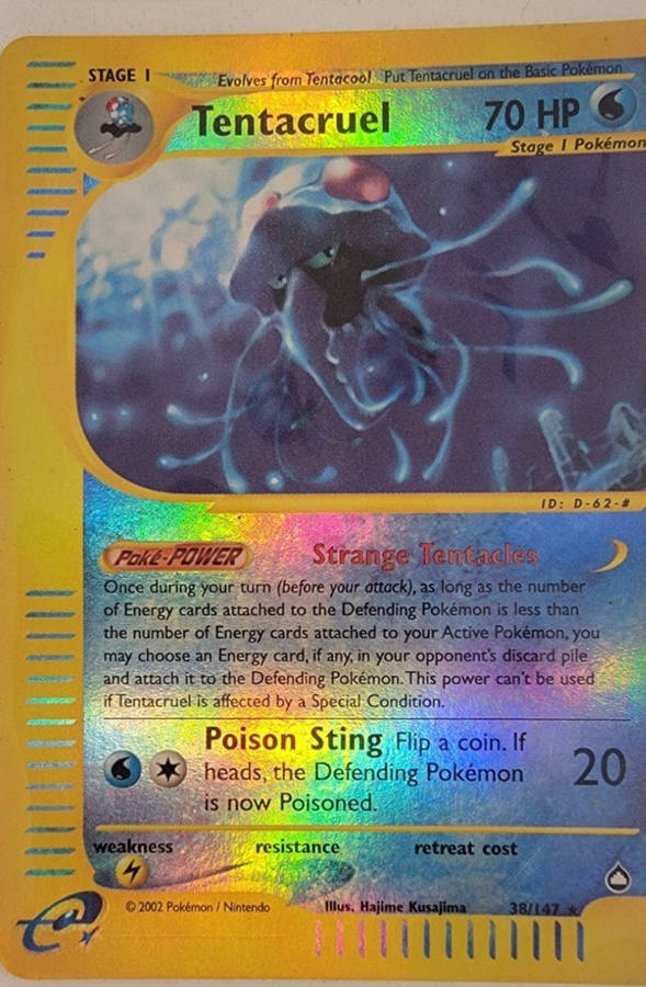 Tentacruel Aquapolis Reverse Holo (NM)  Pokémon Card