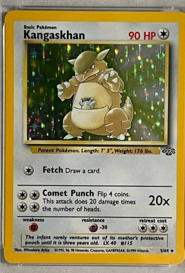 Pokémon Jungle Kangaskhan Holo  Near Mint (NM)