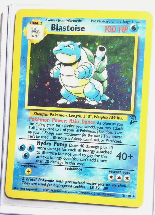 Blastoise  Base Set 2nd Edition  Near Mint  Pokémon TCG